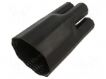 Cable breakout | 102/33.6mm | black | AK | No.of term: 5