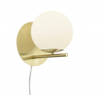 Trio Pure sienas lampa E14 matt brass  202000108 4017807436051