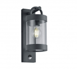 Trio Sambesi sienas lampa E27 anthracite motion sensor  204169142 4017807492460