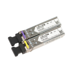 MikroTik 1.25G Bidirectional Single-Mode Module 80km paar S-4554LC80D