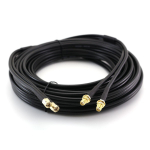 OEM SMA Male / SMA Female 10m Twin Koaksiaalkaabel CC-SM-SF-10-D