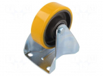 Transport wheel | &Oslash;: 125mm | W: 40mm | H: 166mm | rigid | 400kg | -20&divide;80&deg;C