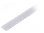 Cover for LED profiles | white | 1m | HR-ALU-15 | push-in | HR-ALU