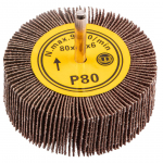 T&ouml;&ouml;riistad ja m&otilde;&otilde;teseadmed // Lisaseadmed lihvijatele, puuridele ja kruvikeerajatele // Ściernica listkowa trzpieniowa, 80 x 30 mm, K80