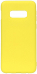 Back panel cover Evelatus Samsung Galaxy S10e Nano Silicone Case Soft Touch TPU Yellow