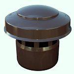 Ventilation Cap Dn110mm Brown, Wavin