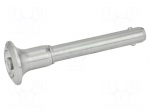 Locking pin | with locking,with knob | stainless steel | &Oslash;: 12mm