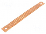 Braids | earthing tape | W: 35mm | 70mm2 | &Oslash;1: 13mm | &Oslash;2: 13mm | 290A | ST