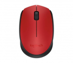 Computer mouse Logitech  MOUSE USB OPTICAL WRL M171/RED 910-004641
