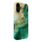 Back panel cover Evelatus Apple iPhone 16 Slim Shell with Magsafe customized print design Green