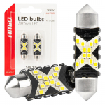Autolambid, Mootorratta ja traktori valgustid // Autolambid, Mootorratta ja traktori valgustid // Żar&oacute;wki led canbus festoon c5w 12smd 2016 41mm white 12v 24v amio-04238