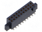Connector: PCB to PCB | socket | female | PIN: 20 | SFM | vertical | 3.7A