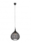 Trio Soraya piekarama lampa 42 cm E27 matt black brushed steel 365440132 4017807617450