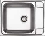 1-bowl steel sink with drainer