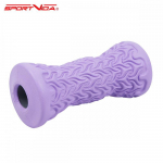 SportVida EVA foam Roller for Excersises & Massage legs (16cm lenght / 7.5cm diameter) Purple