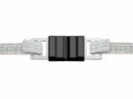 Tape connector Litzclip for 12,5 mm tapes, inox, 5 pcs