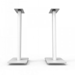 KANTO AUDIO 26" UNIVERSAL BOOKSHELF SPEAKER STANDS - WHITE (PAIR)
