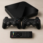 Game Console Riff RF-B01 64GB TV Box HD 4K with 2x Wi-Fi Controllers