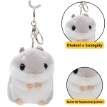 M&auml;nguala | PC | Konsoolid | Tarvikud // M&auml;nguasjad ja m&auml;ngud lastele // Pluszowy Chomik Maskotka Brelok Szary 10cm