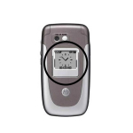 Protective Outer Case Display Glass For Motorola V360 Silver