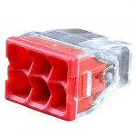 Splicing connector, 6x 0.5-2.5mm&sup2;, 24A, 450V, 100pcs