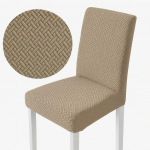 Furniture sections and sets // Kontorim&ouml;&ouml;bel // DA372 Uniwersalny pokrowiec na krzesło    jodełka beżowy