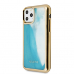 Back panel cover Guess Apple iPhone 11 Pro PC/TPU Glow In Dark Sand Gold Blue
