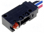 Microswitch SNAP ACTION | without lever | SPDT | 0.1A/125VAC | Pos: 2