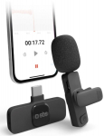 Wireless microphone SBS USB-C receiver clip mic