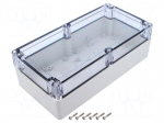 Enclosure: multipurpose | X: 120mm | Y: 240mm | Z: 75mm | ZP | ABS | IP67