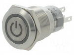 Switch: vandal resistant | Pos: 2 | SPDT | 0.5A/220VAC | 1A/24VDC | IP67