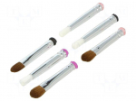 Needle: brush tip | Size: 16,18,22 | straight | 6pcs.
