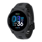 COROS PACE 4 GPS Sport Watch, Silicone, Black