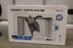For livestock PETKIT SALE OUT. Purobot Crystal Duo with Camera Self-Cleaning Cat Litter Box | White | DAMAGED PACKAGING