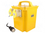 Transformer: safety | 2.2/3.3kVA | 230VAC | 110V | IP44 | 17.5kg