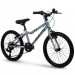 Huffy Literide Alu 20&rdquo; bike, silver and turquoise (23005W)