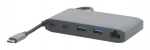 Mobilis 020027 laptop dock/port replicator Wired USB 3.2 Gen 1 (3.1 Gen 1) Type-C Grey