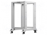Enclosure: rack cabinet | Standard: 19" | 18U | grey | Z: 800mm | X: 600mm