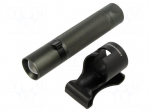 Torch: LED | IP54 | 150lm,300lm | L: 133mm | W: 32mm | Range: 100m | 6000K