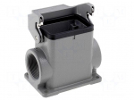 Enclosure for connectors: HDC | size 6B | Han&reg; B | IP65 | with latch