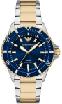 Emporio Armani World Explorer Solar Chronograph AR11738 Silver Blue 42mm