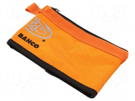 Waist bag | orange-black | polyester | 215x135x10mm