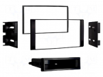 Radio frame | Chevrolet,Nissan | 2 DIN | black gloss