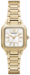 Emporio Armani Square White Dial Wristwatch
