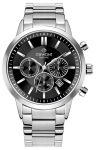 Giewont Men&rsquo;s Chronograph Sapphire Watch GW8510-B1 / silver/black