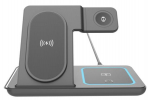 Charger Gembird 3-in-1 15W Apple iPhone 15W Wireless TWS 3W Watch 2.5W