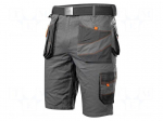Protective shorts | Size: XL | grey | slim | 260g/m2