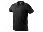 Polo shirt | Size: S | black | DENIM | 196g/m2