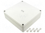 Enclosure: multipurpose | X: 180mm | Y: 182mm | Z: 63mm | TK PC | grey