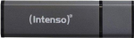 Intenso Alu Line 8GB USB 2.0 Flash Drive, Black, Up to 28 MB/s
